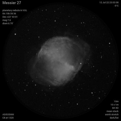 Messier 27 12Jul22 23 03 08