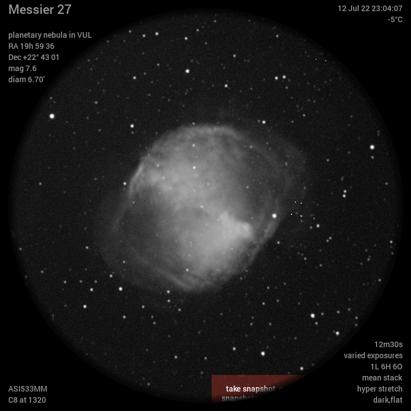 Messier 27 12Jul22 23 04 08