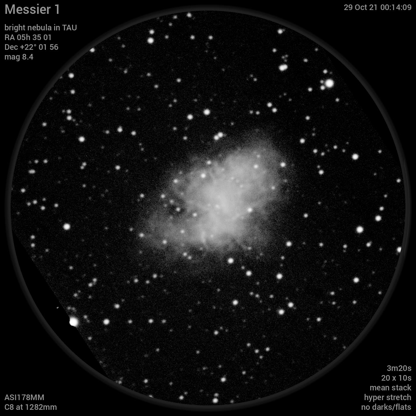 Messier 1 29Oct21 00 14 09