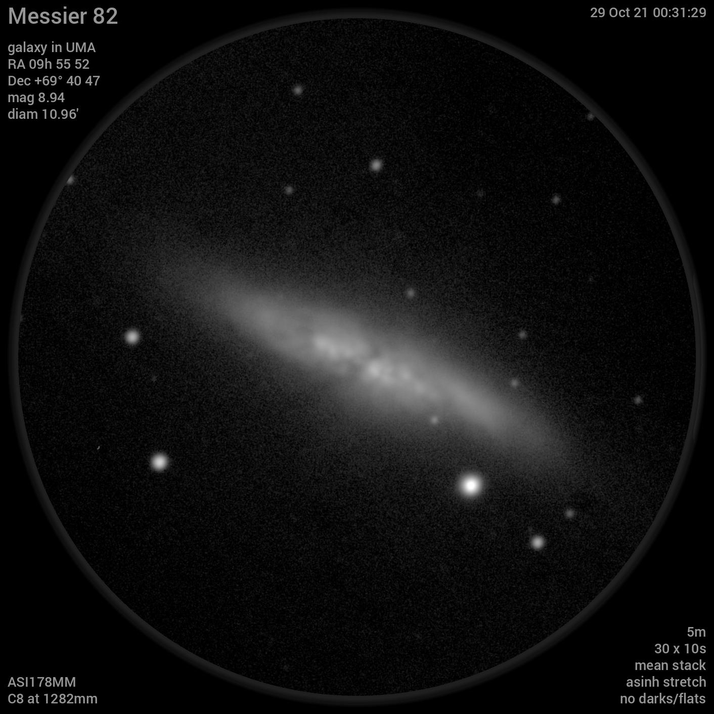 Messier 82 29Oct21 00 31 29