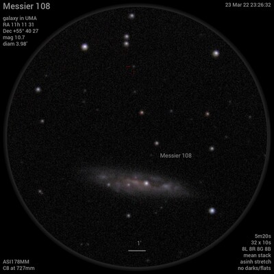Messier 108 23Mar22 23 26 32