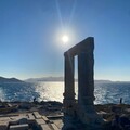 Sun over Greek Island