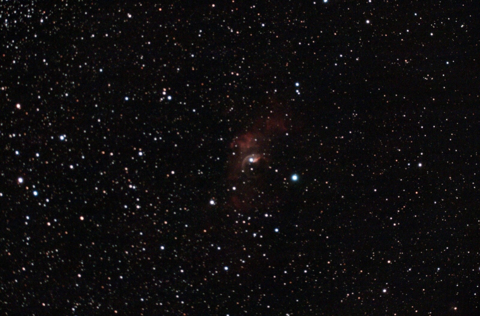 Bubble Nebula (NGC7635) - Unprocessed