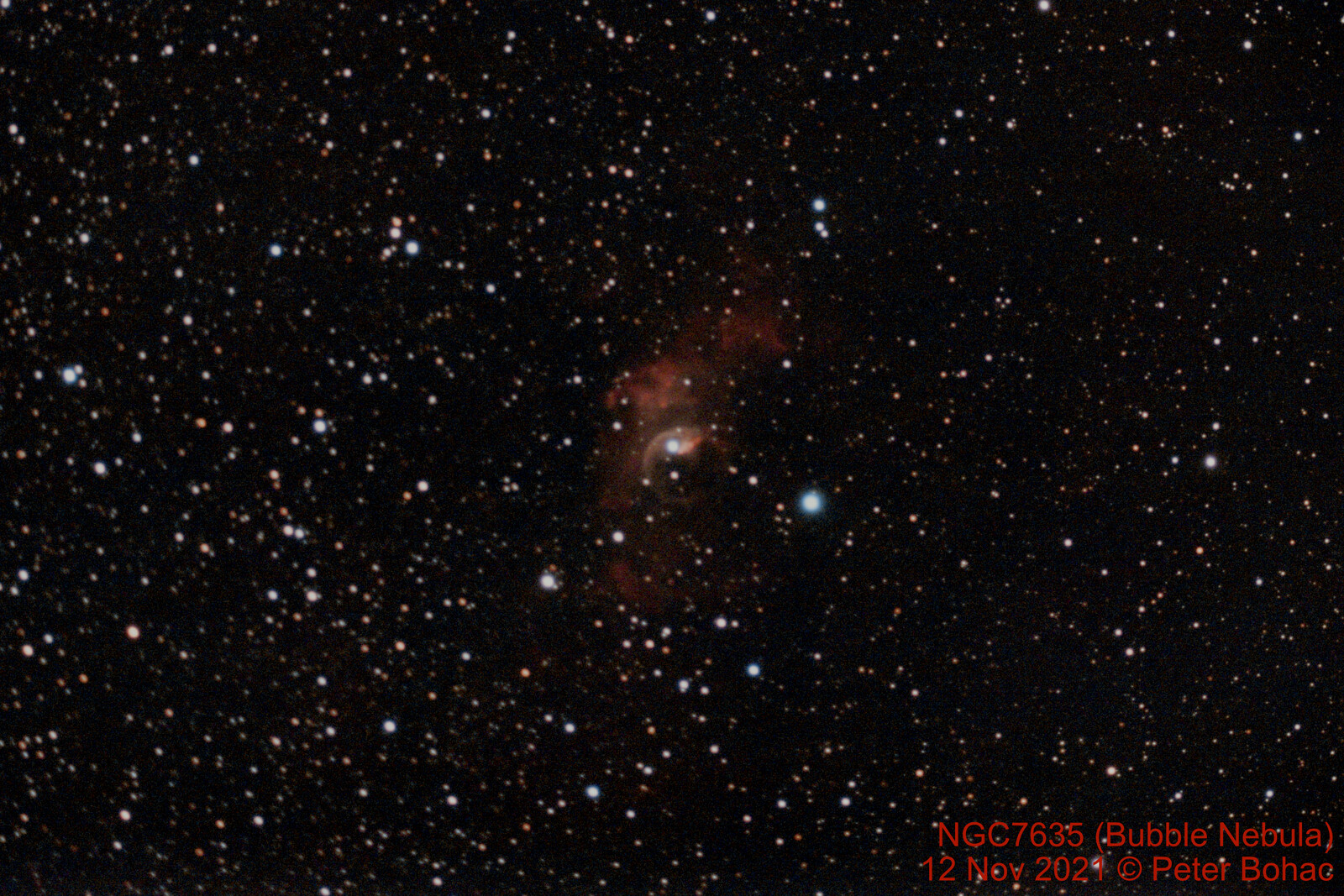 Bubble Nebula (NGC7635) - SiriL processed
