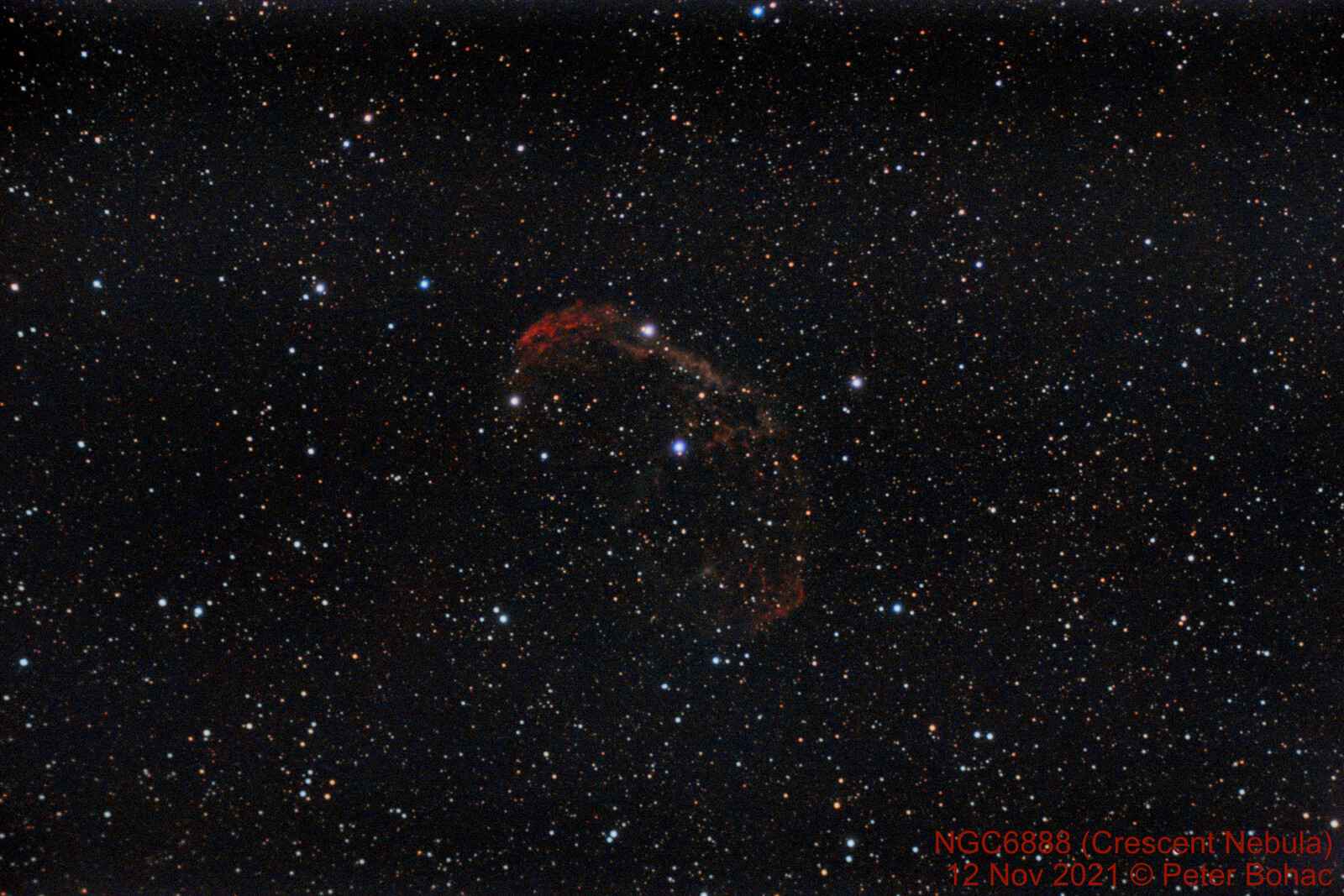 Cresent Nebula (NGC6888) - SiriL processed