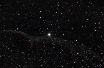 Veil Nebula (NGC6960)   Unprocessed