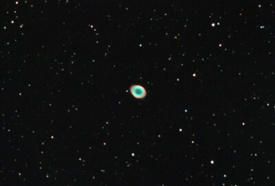 M57 (Ring Nebula) - Drizzled
