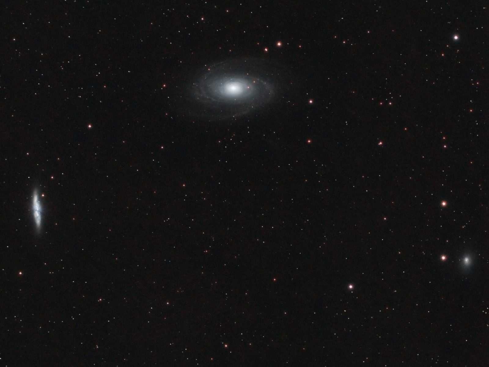 M81, M82, and NGC 3077