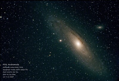 M31 Andromeda 20frames 160s G400 T8.0s