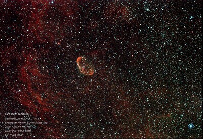 Cresent Nebula 33frames 264s G400 T8.0s
