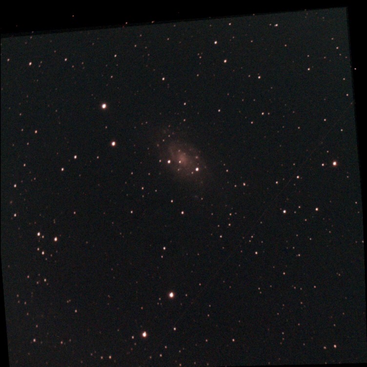 NGC 2403   gain 360, 20 subs, 30 sec, UHC filter, bin2 darks And flats applied