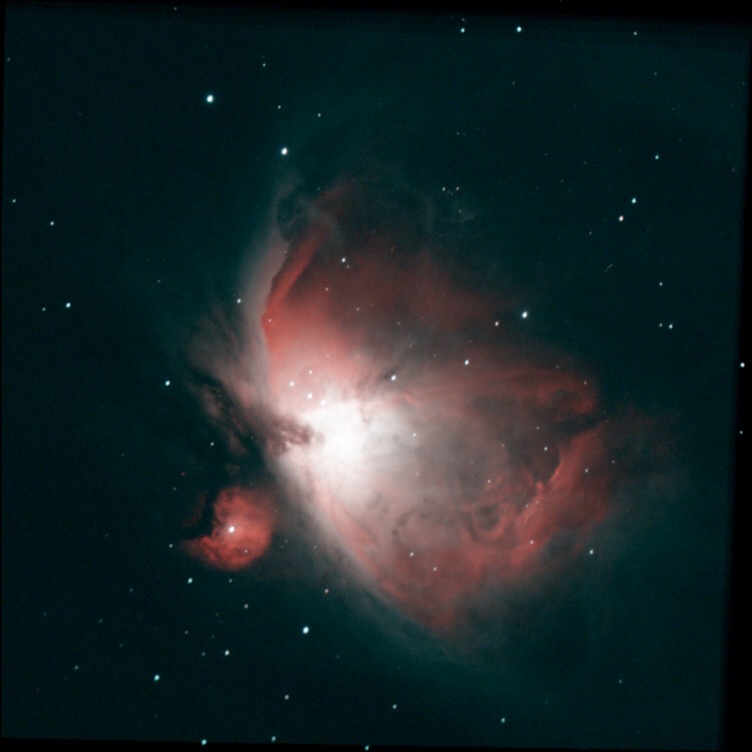 M42   gain 360, 30 subs, 30 sec, L Extreme filter, bin2 darks And flats applied