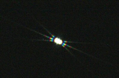 Bahtinov mask - good focus - IC4282 bright star by M51