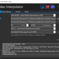 Flow Frames screenshot  "Flowframes - Fast Video Interpolation for any GPU"