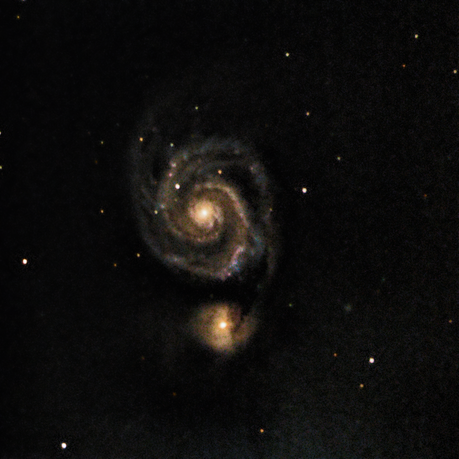 M51 - My first decent 16 bit stack and process