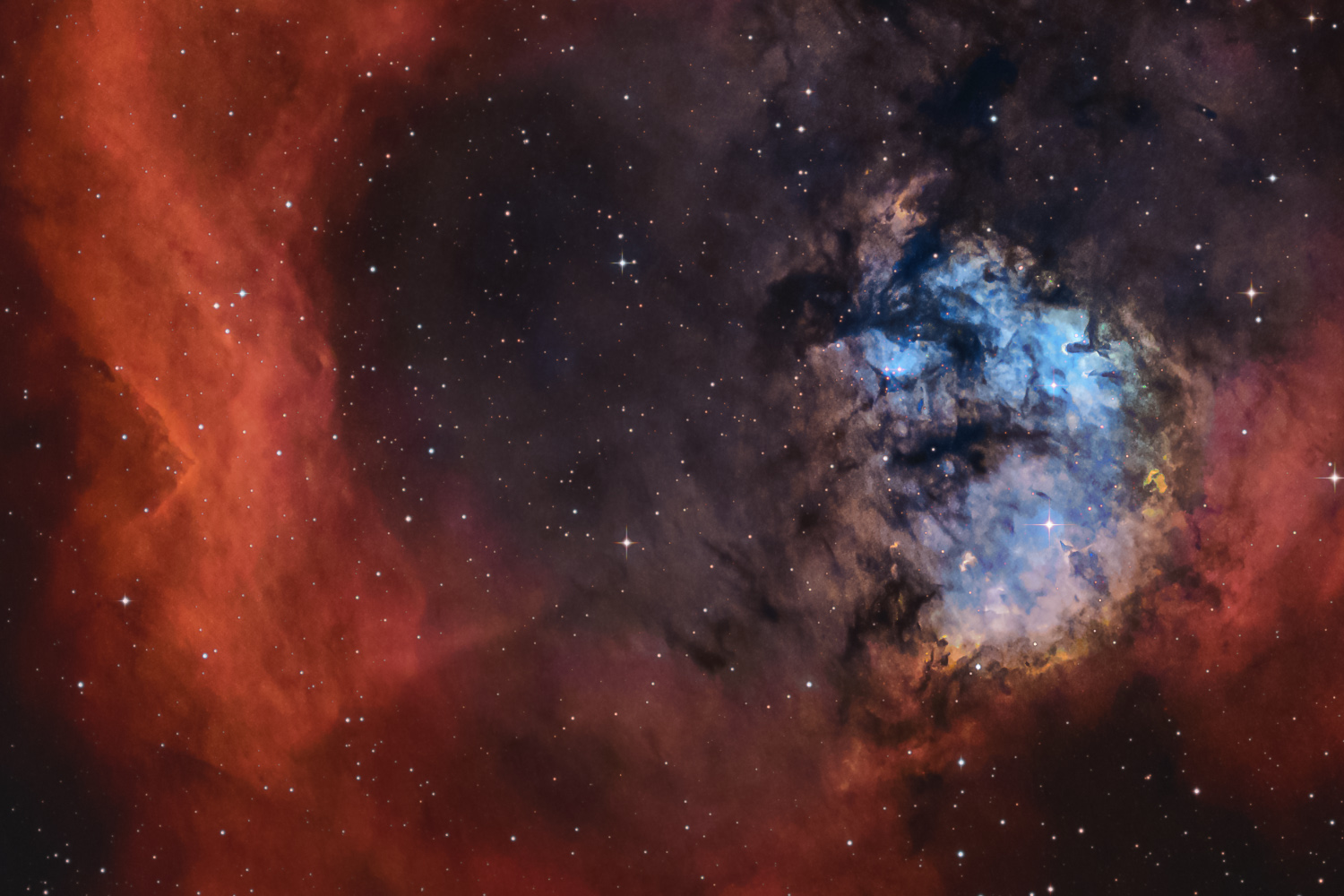 NGC7822  HOO Zoom 2