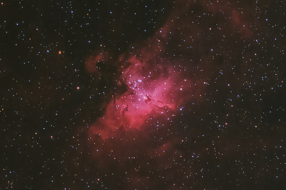 Eagle Nebula Spacecat 51 Zoom