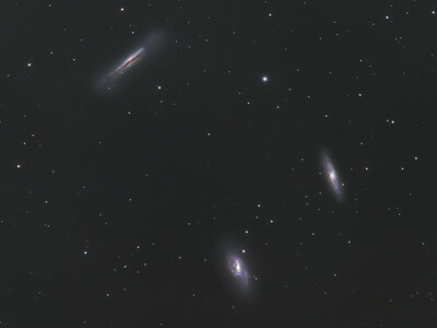 Leo Triplet M65, M66, NGC 3628