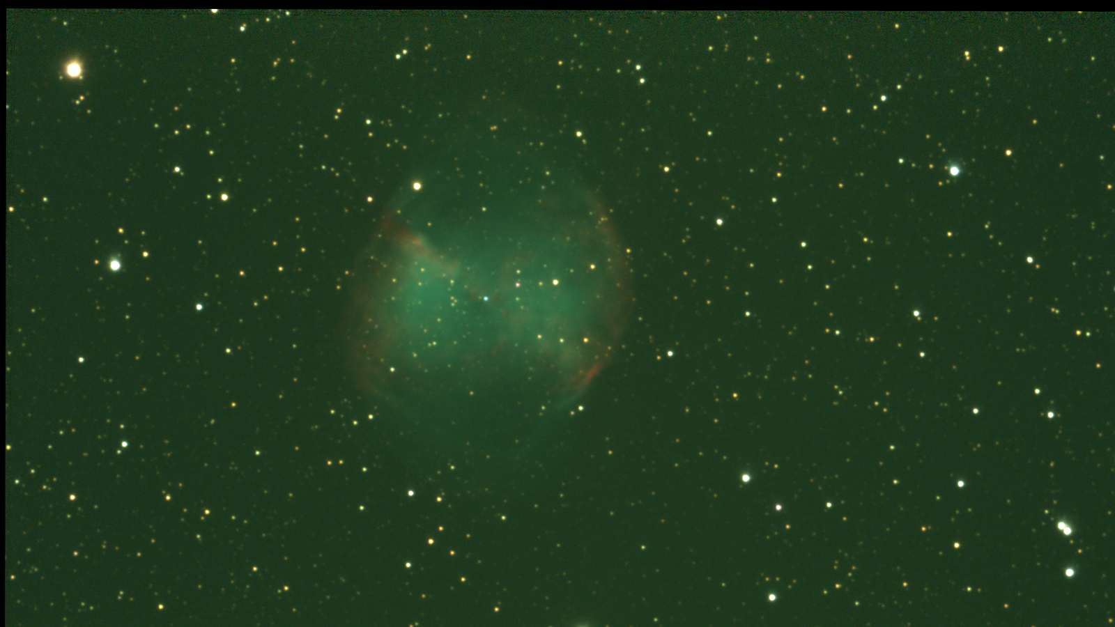 M27 Dumbell Nebula: