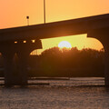 Sunset Beneath Vilano Bridge