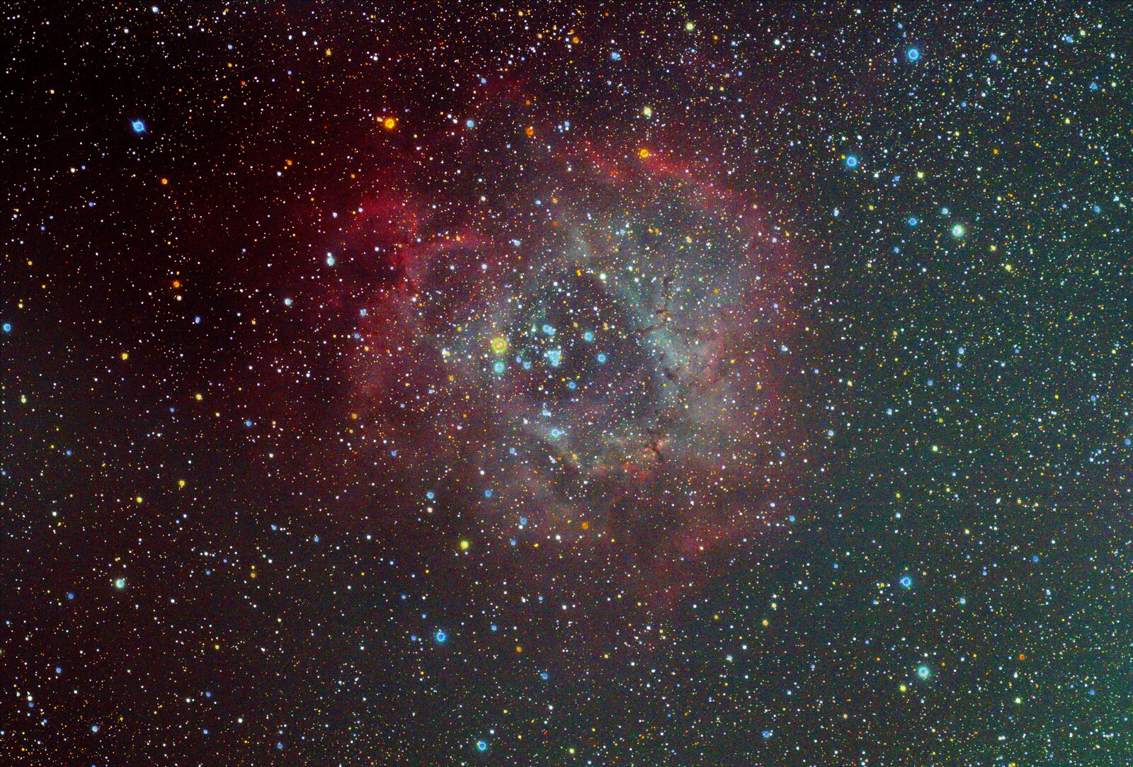 Rosette Nebula In Cool Light 26 MAR 2021