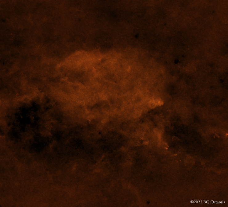 Densitygram of the Coalsack Nebula