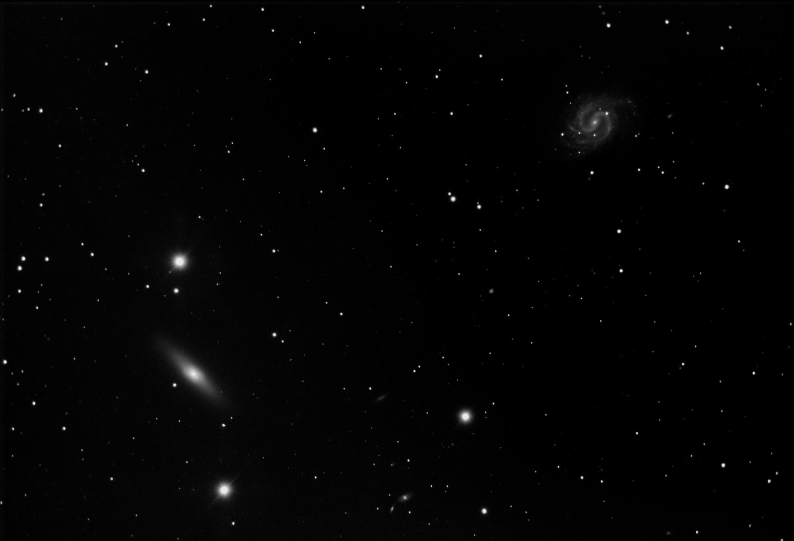 NGC4526, NGC4535 80frames 2400s