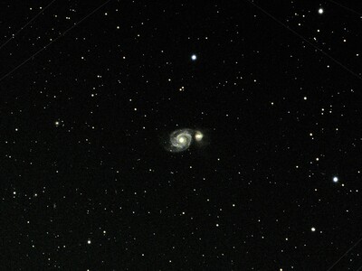 M51, 2021 06 19, 10x180L, EQMod Mount, ZWO ASI183MC Pro stacked with a RC51 and IR Cut