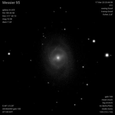 Messier 95 17Mar23 23 44 39