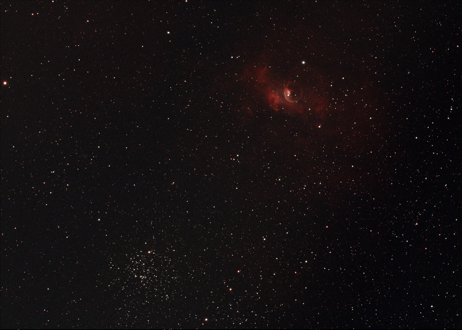 NGC7635 160f6 2 2600 g350 NBZ 30F 900S NoEdit 09032022m
