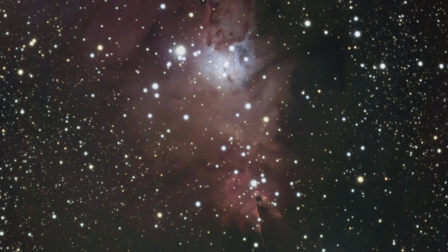 NGC2264 Cone nebula (Christmas Tree Cluster)