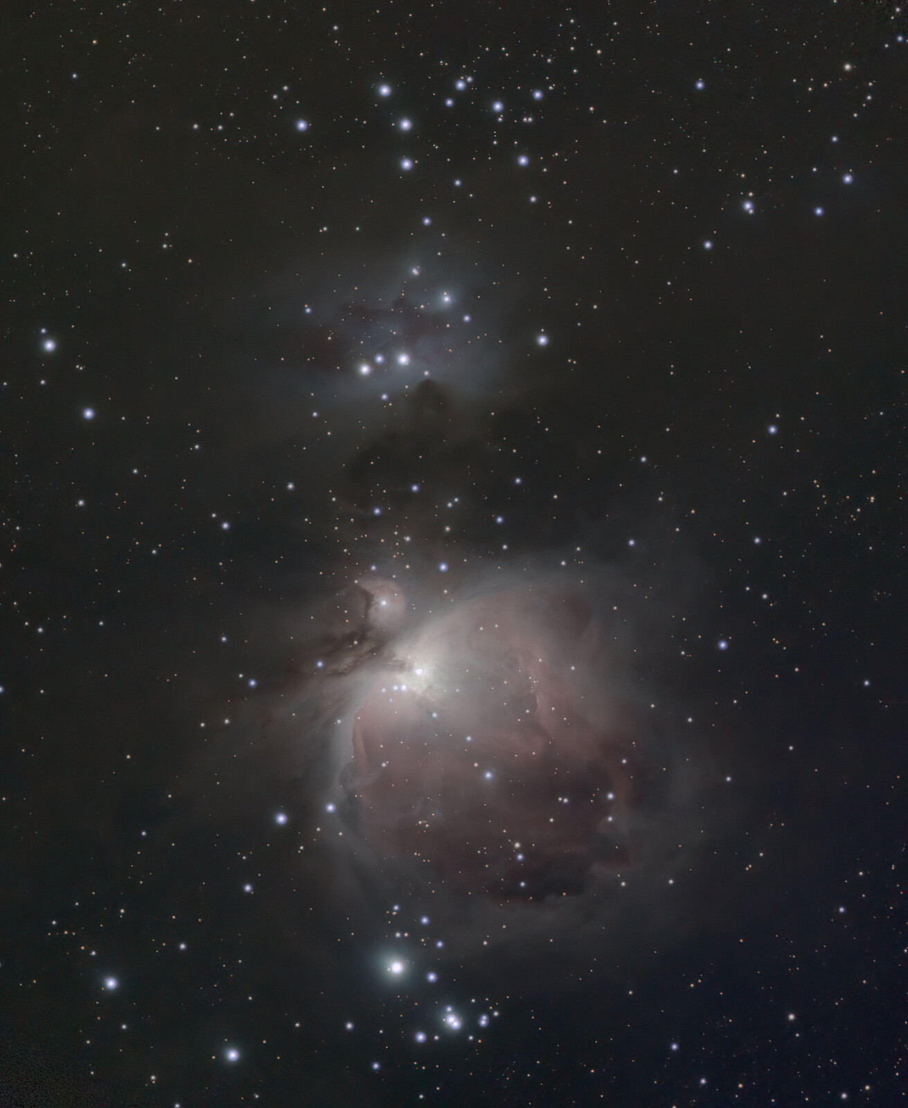 Orion and Flame Nebulas