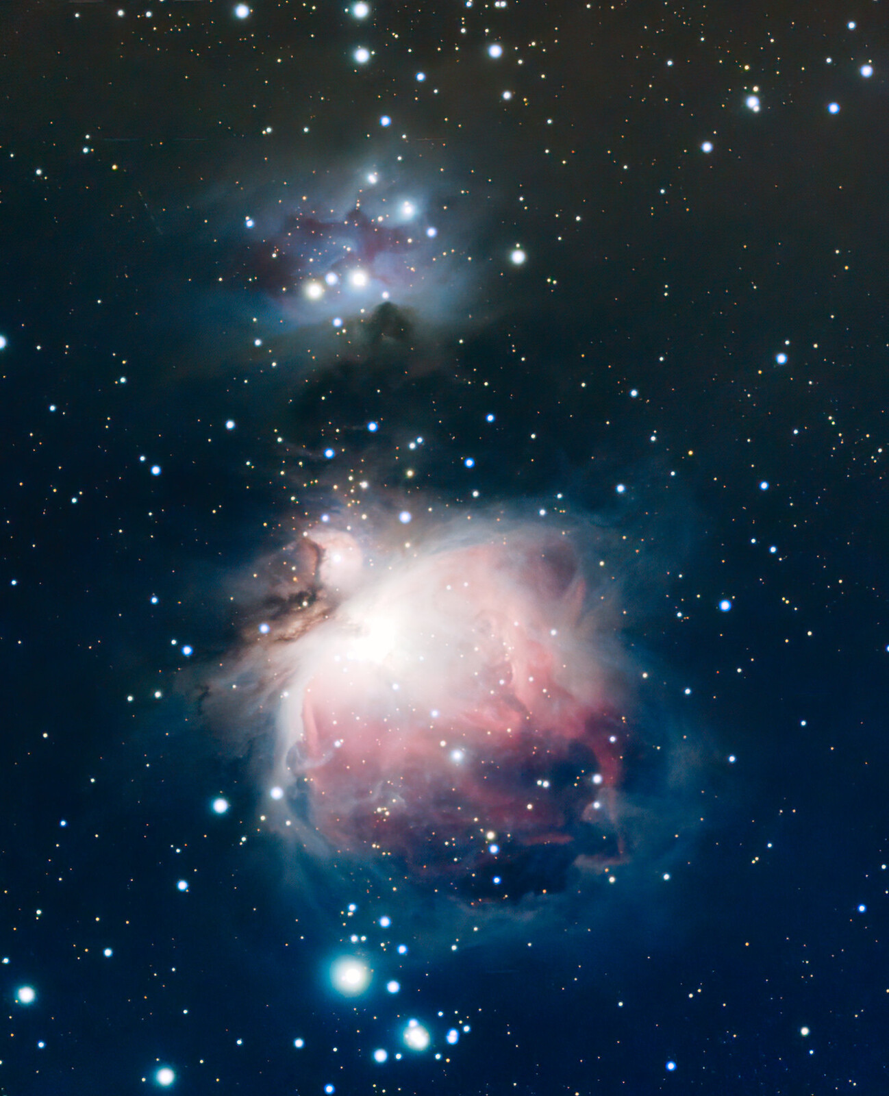 M42 Orion and Running Man Nebulas