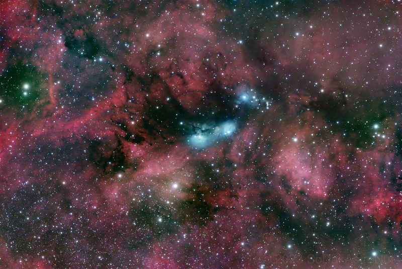 A SoDak Swan - NGC 6914 in LRGB
