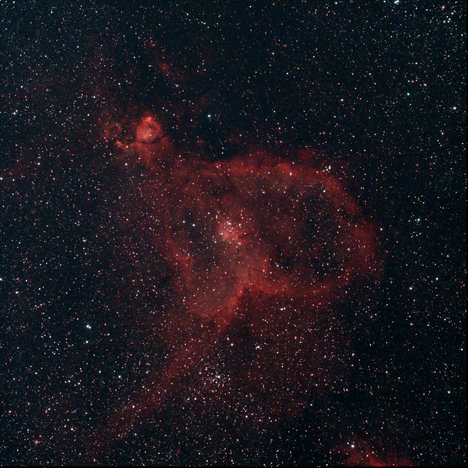 IC1805 (Heart Nebula) 188 frames 5640s (L eNhance) WithDisplayStretch