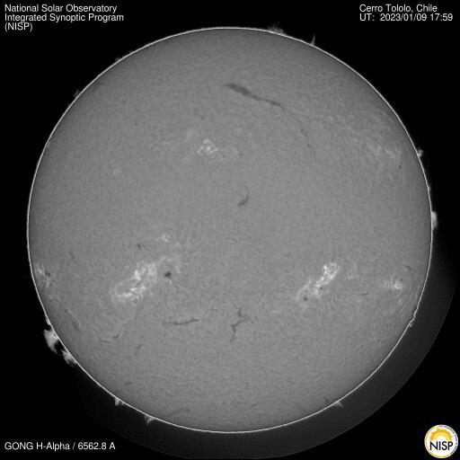 X1 Flare At AR3184 1 9 2023 Gong Images