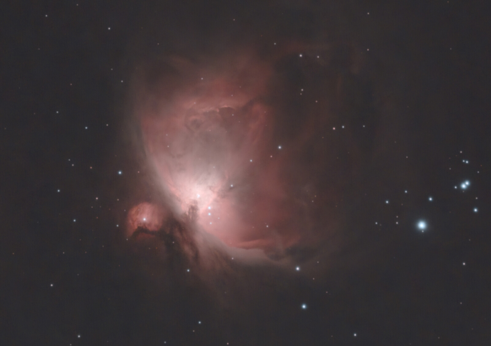 8 min on the Orion nebula's core