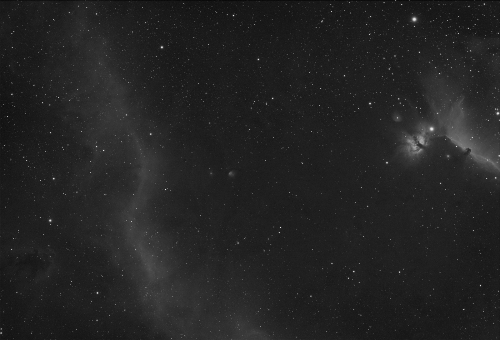 M78 with Barnard's Loop (41 Subs, 1230s) (H alpha)