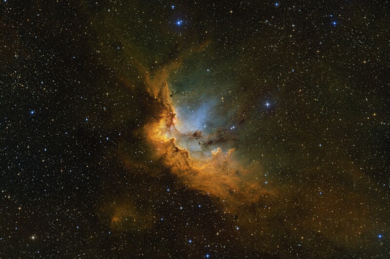 NGC 7380 SHO with RGB stars