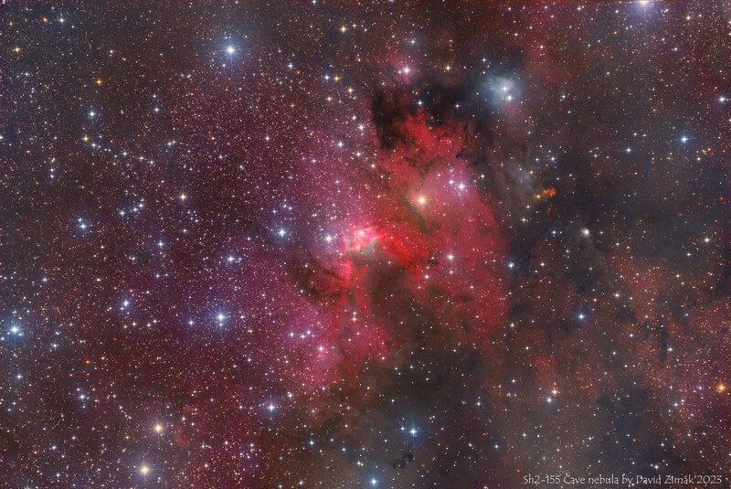 Sh2-155 Cave nebula - HaRGB