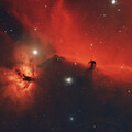 Horsehead Flame Nebulae processed completely in PixInsight