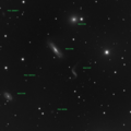 NGC3187, NGC3193, NGC3185, NGC3190 (116 Subs, 3480s) (UV IR) Annotations