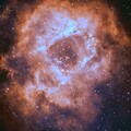 C49 Rosette Nebula in Pseudo Hubble HOO Palette