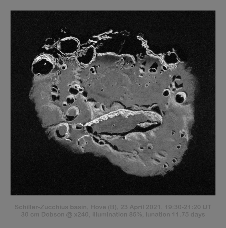 Lunar II 60: Schiller, Segner, Zucchius region