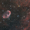 NGC 6888 (Crescent Nebula) - close-up