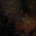 M24 (NGC 6603,Small Sagittarius Star Cloud) (17 Subs, 1020s) (UV IR) Annotated