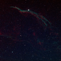 NGC6960 (Veil Nebula, Filamentary Nebula, Western Veil) (63 Subs, 3780s) (L eNhance) (SR, Cropped)