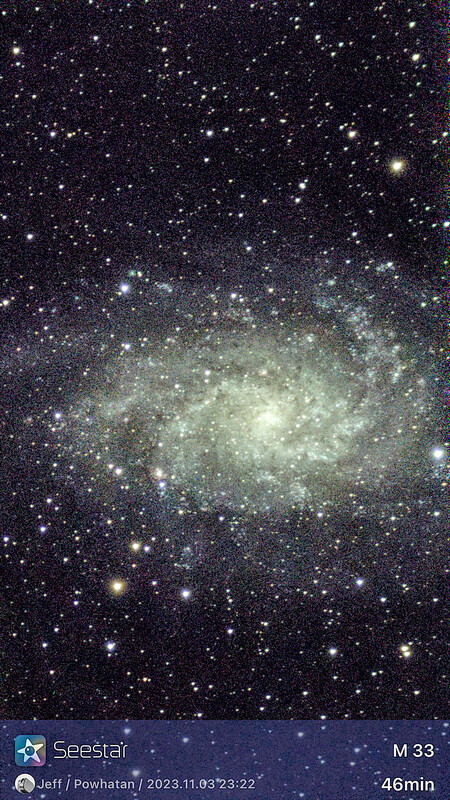 M33 - SeeStar - edited