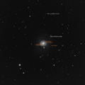 M77 (NGC 1068,Cetus A) (122 Subs, 3660s) (UV IR) (Cropped, Annotated)