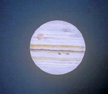 Jupiter Sketch August 24, 2021 05:55 UT